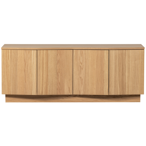 Zuma tv-meubel 133 cm eiken fineer transparant [fsc]