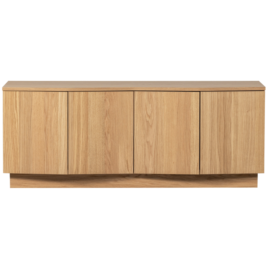 Zuma tv-meubel 133 cm eiken fineer transparant [fsc]