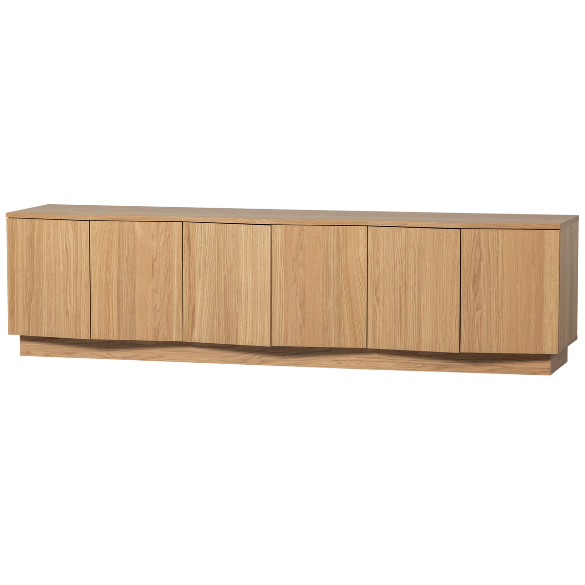 Zuma tv-meubel 200 cm eiken fineer transparant [fsc]