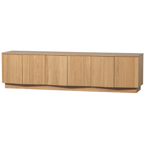 Zuma tv-meubel 200 cm eiken fineer transparant [fsc]