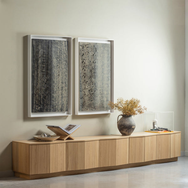 Zuma tv-meubel 200 cm eiken fineer transparant [fsc]