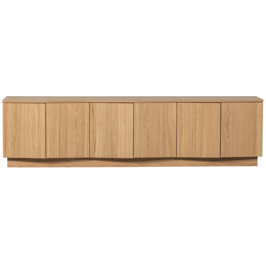 Zuma tv-meubel 200 cm eiken fineer transparant [fsc]