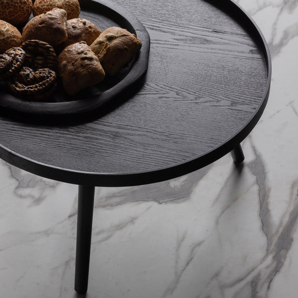 Mesa bijzettafel l 34xo60 cm hout zwart