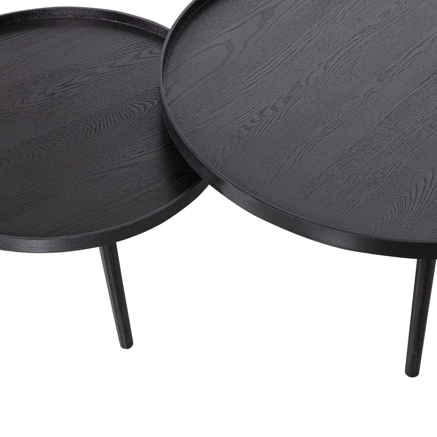 Mesa bijzettafel l 34xo60 cm hout zwart