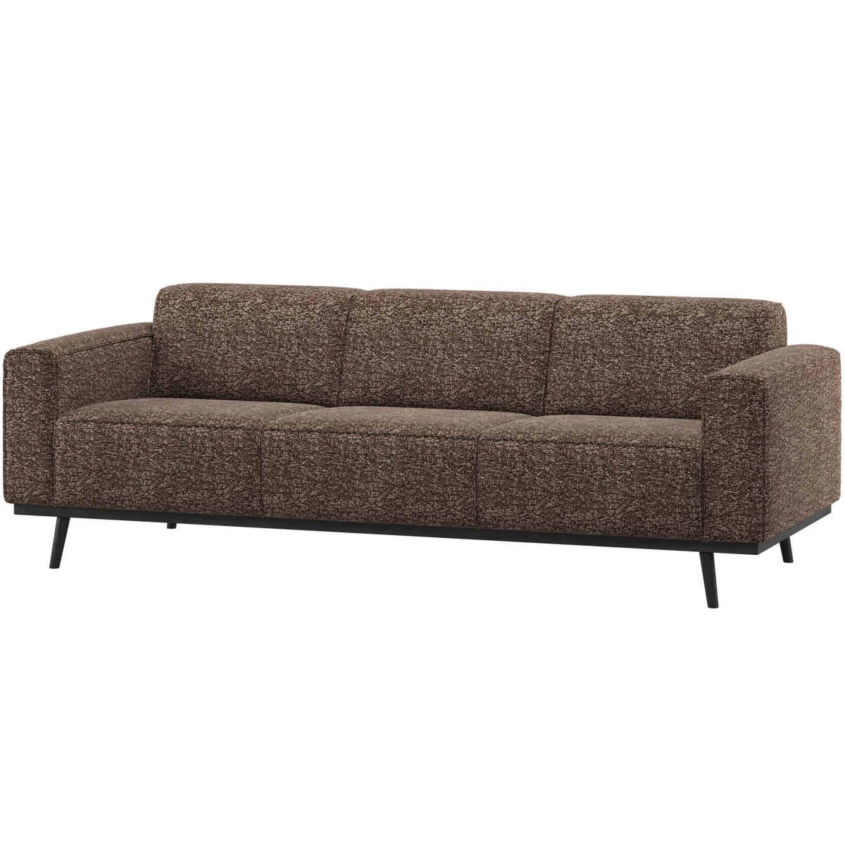 Statement 3-zits zitbank 230 cm bruin melange
