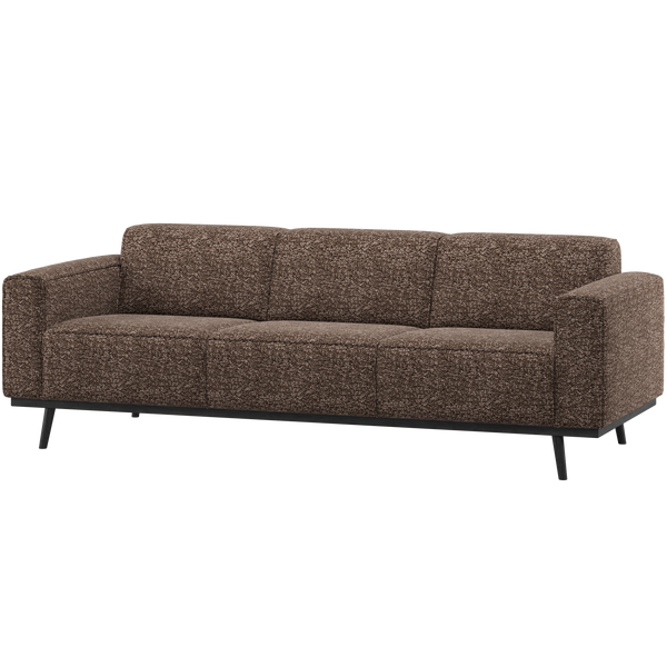 Statement 3-zits zitbank 230 cm bruin melange