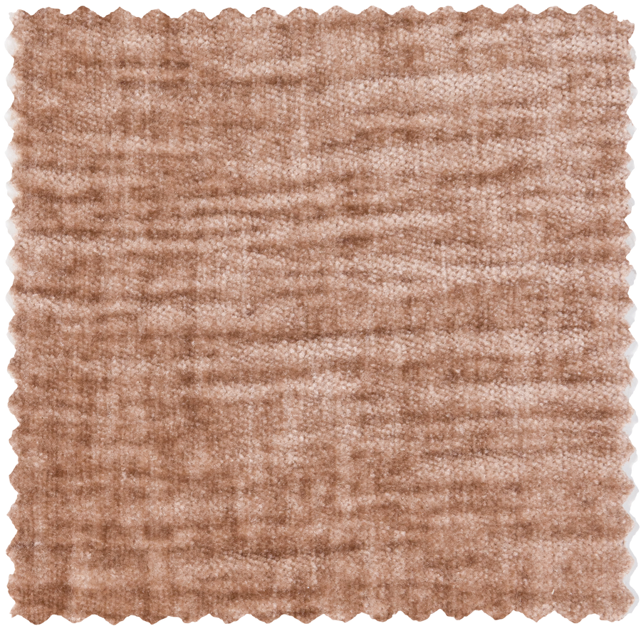 Statement 3-zits zitbank 230 cm chenille velvet perzikroze