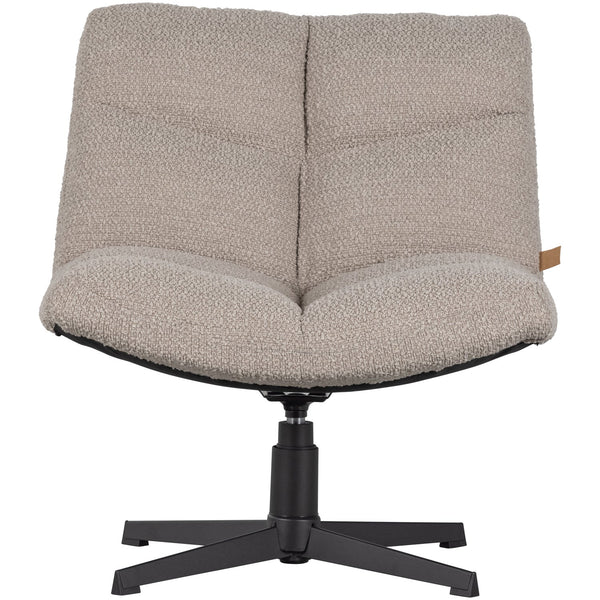 Vinny draaifauteuil boucle zand