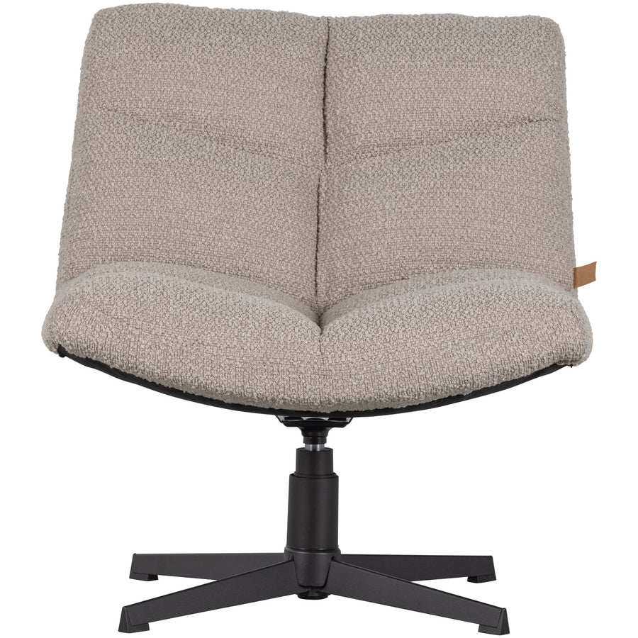 Vinny draaifauteuil boucle zand