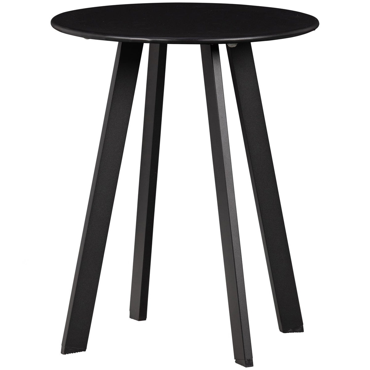 Fer tuin bijzettafel ø40 cm metaal zwart