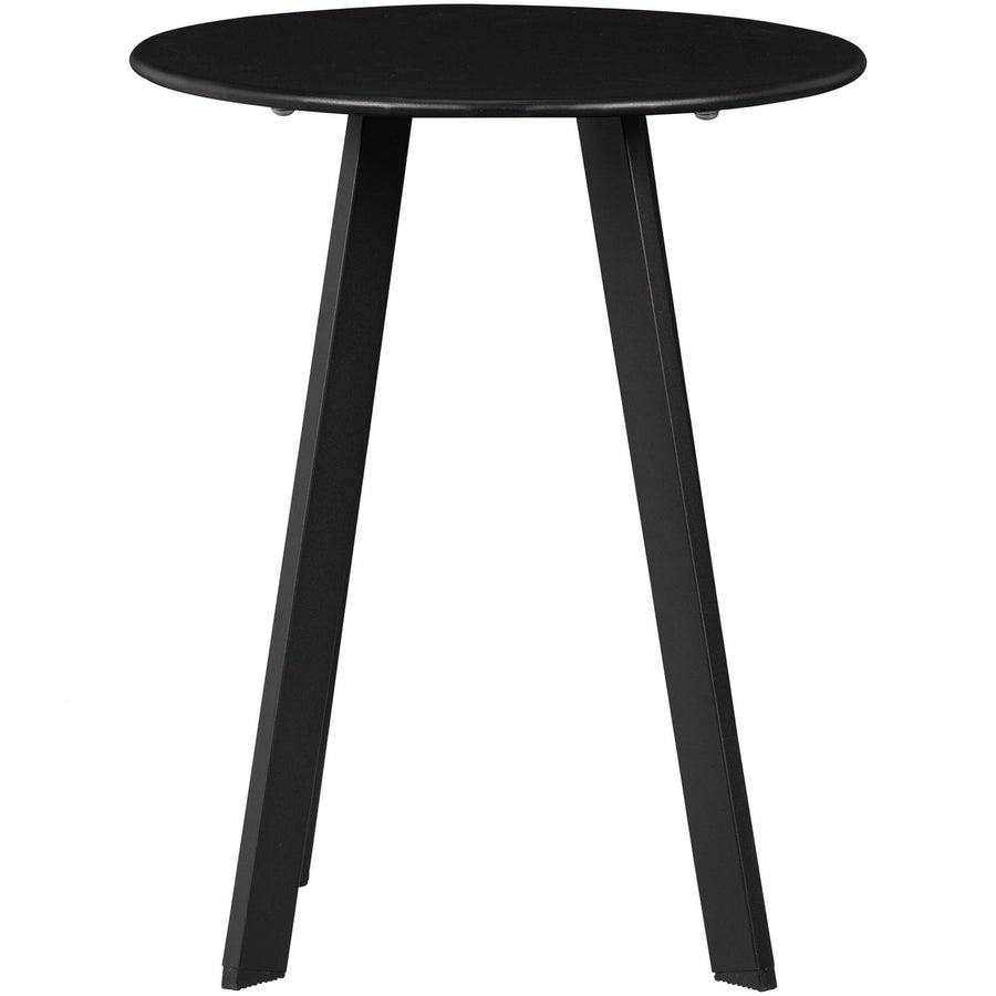 Fer tuin bijzettafel ø40 cm metaal zwart