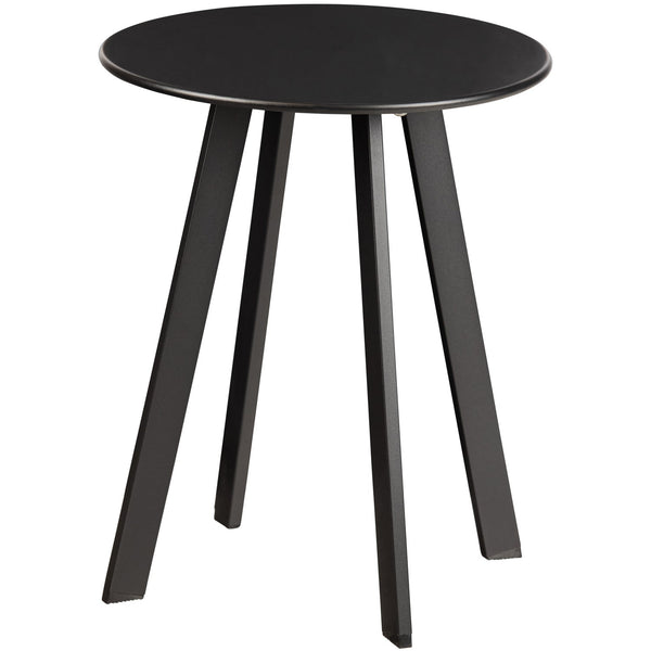 Fer tuin bijzettafel ø40 cm metaal zwart
