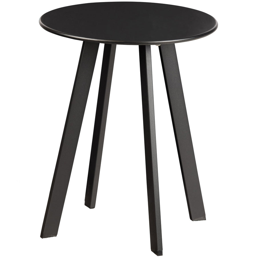 Fer tuin bijzettafel ø40 cm metaal zwart