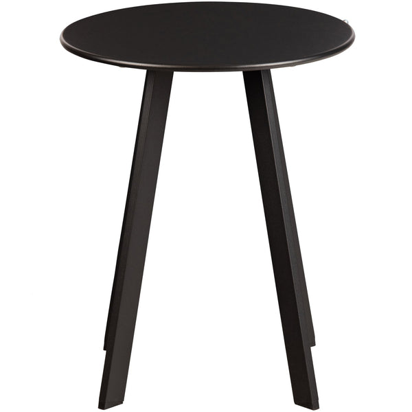 Fer tuin bijzettafel ø40 cm metaal zwart