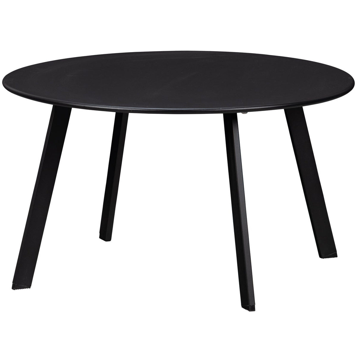 Fer tuin bijzettafel ø70 cm metaal zwart