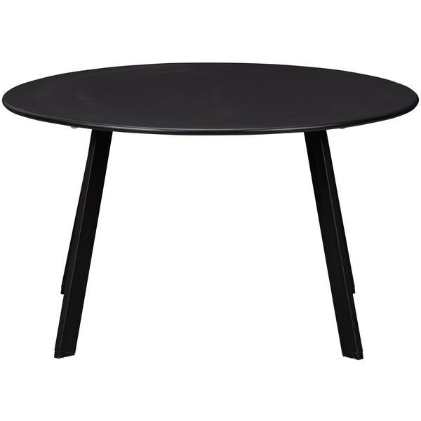 Fer tuin bijzettafel ø70 cm metaal zwart