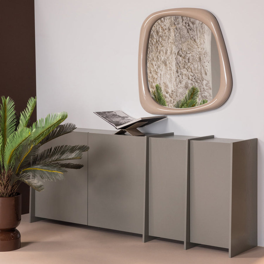 Brook boekenstandaard liggend metaal zand