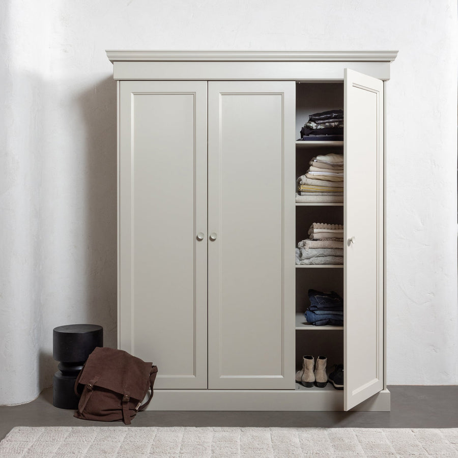 Tuve bijzettafel hout bruin/zwart