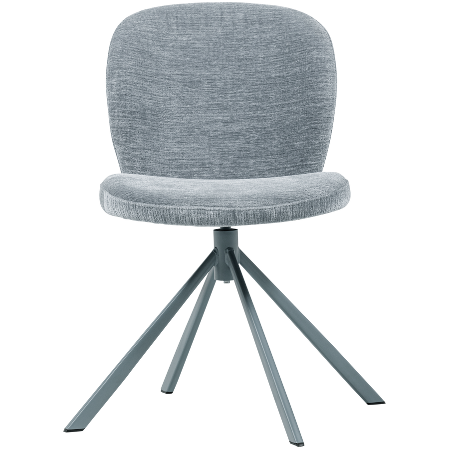 Femke eetkamerstoel chenille blauw (set of 2)
