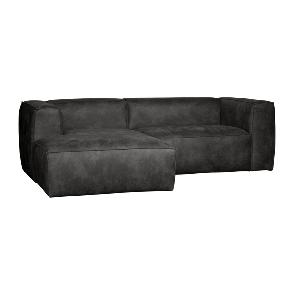 Bean chaise longue bank links ecoleer zwart