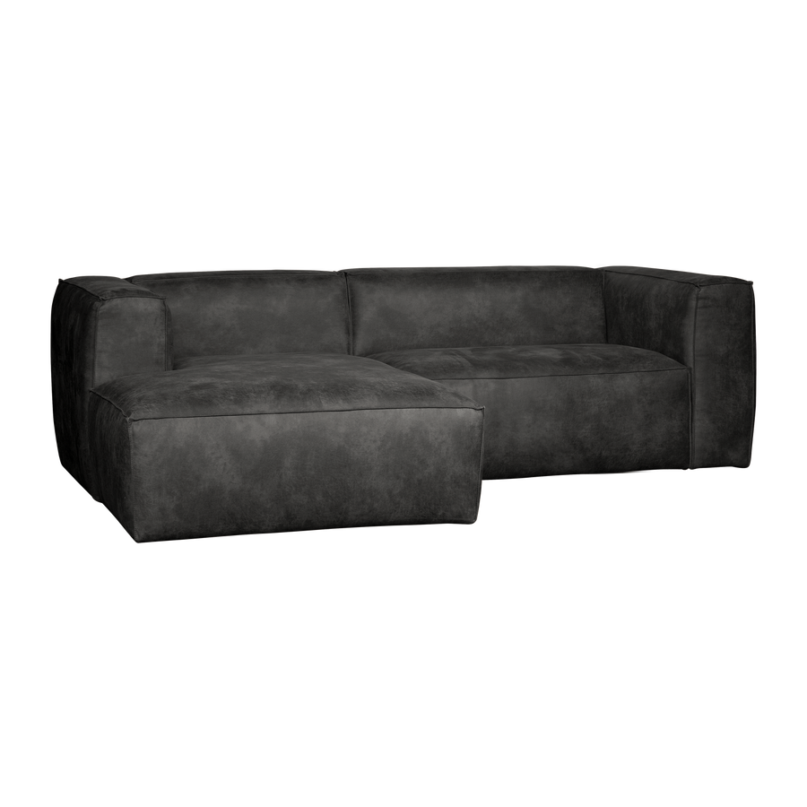 Bean chaise longue bank links ecoleer zwart