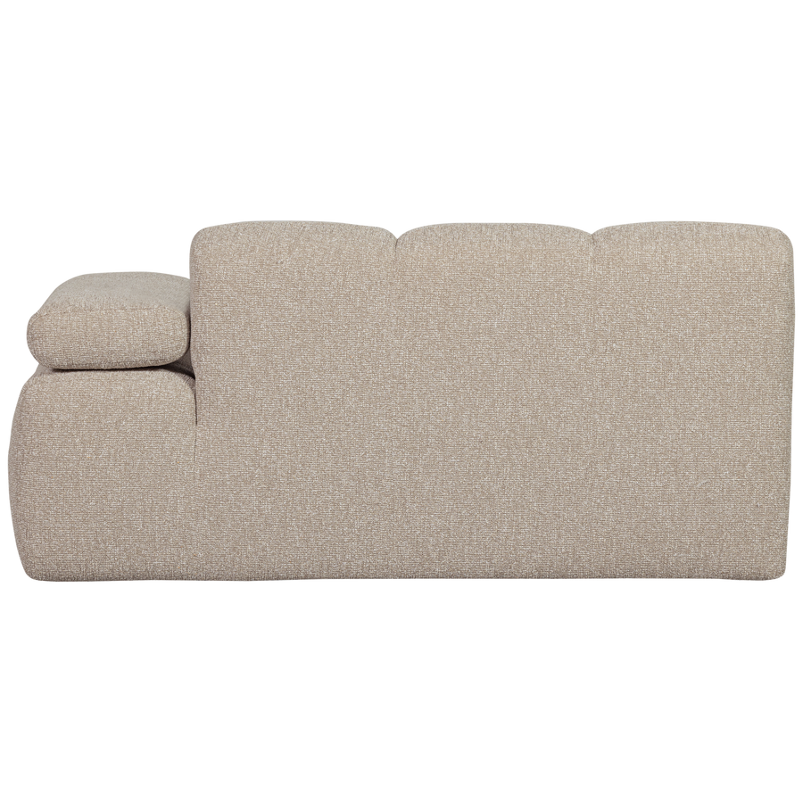 Mojo 1,5-zits bankelement arm rechts boucle beige melange