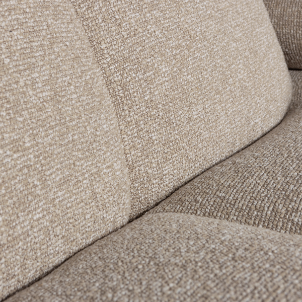 Mojo 1,5-zits bankelement arm rechts boucle beige melange