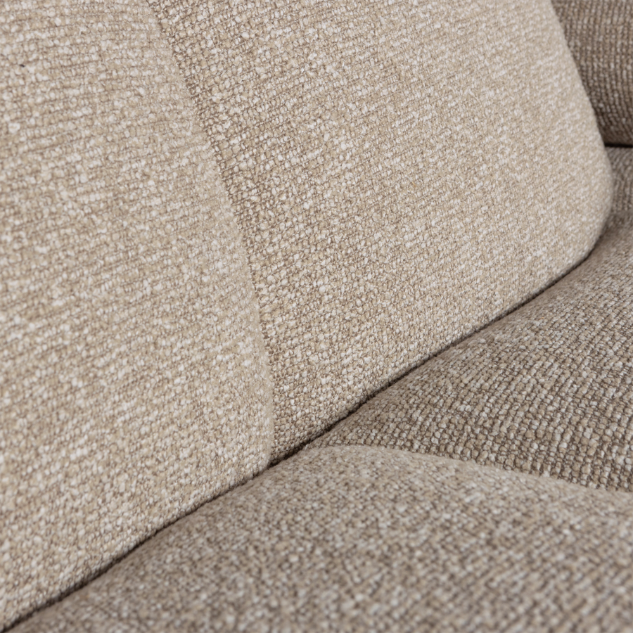 Mojo 1,5-zits bankelement arm rechts boucle beige melange
