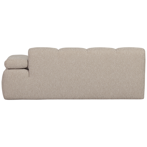 Mojo 2-zits bankelement arm rechts boucle beige melange