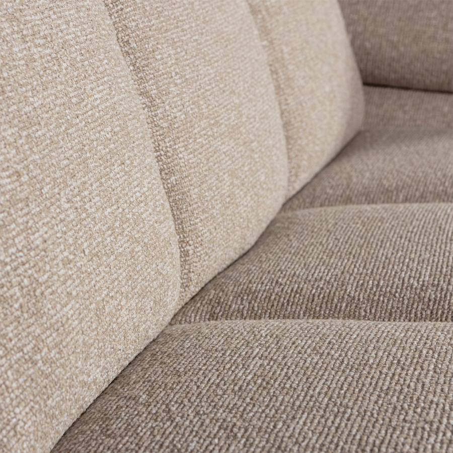 Mojo 2-zits bankelement arm rechts boucle beige melange