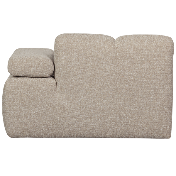 Mojo chaise longue bankelement rechts boucle beige melange