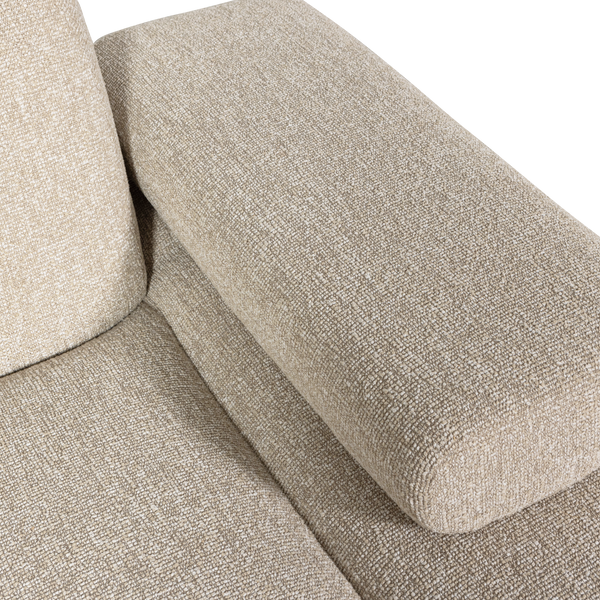 Mojo chaise longue bankelement rechts boucle beige melange