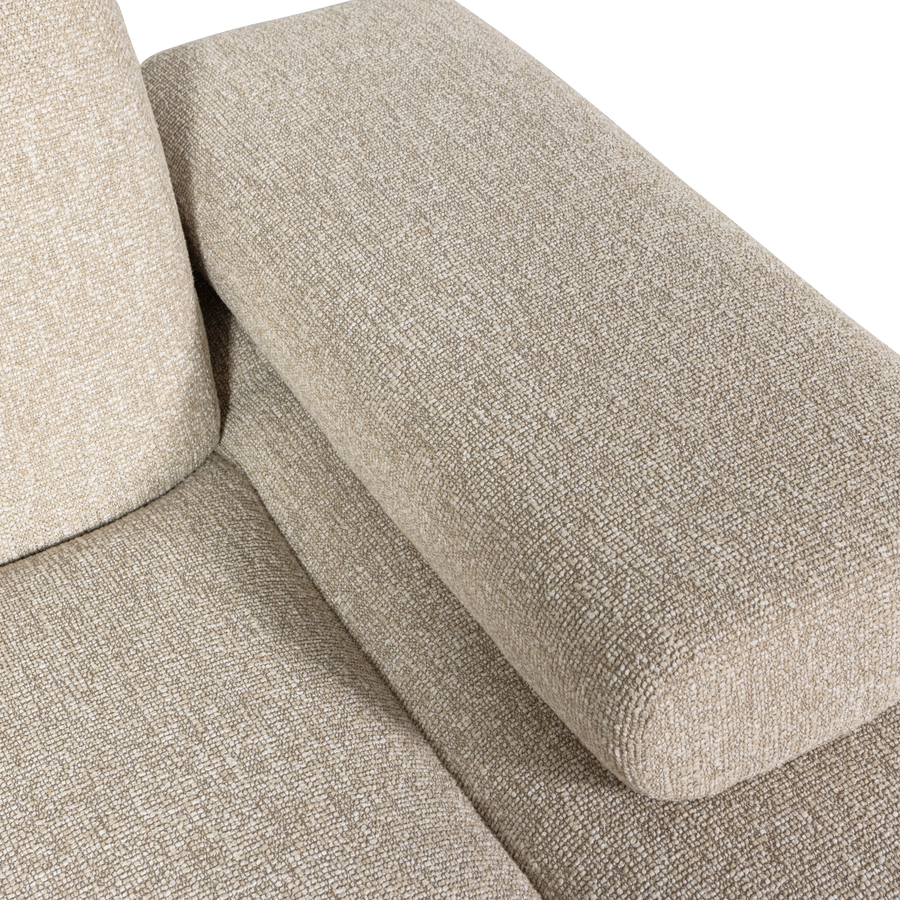 Mojo chaise longue bankelement rechts boucle beige melange