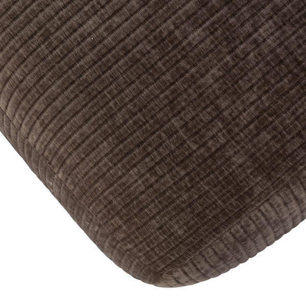 Mojo eetbank 164 cm ribstof bruin