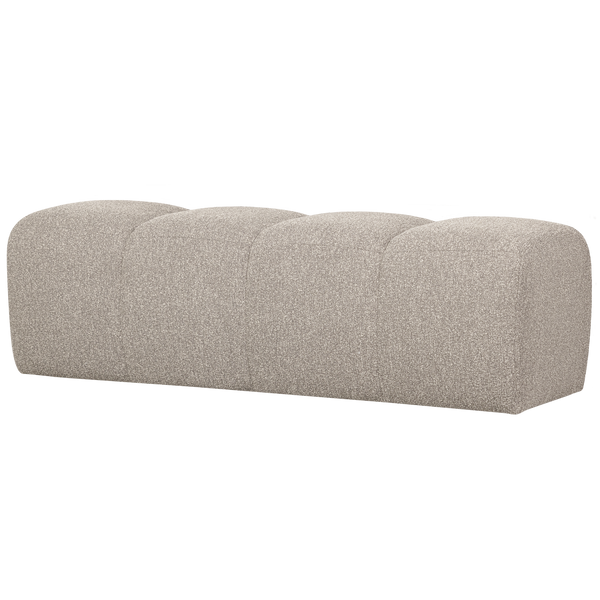 Mojo eetbank 164 cm boucle beige melange