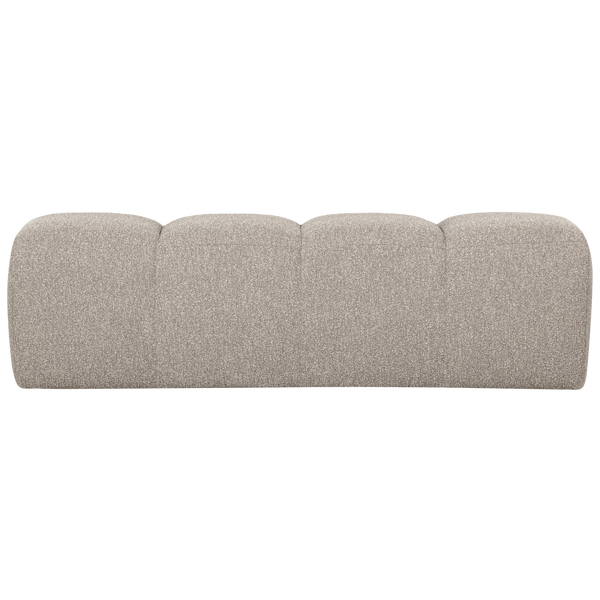 Mojo eetbank 164 cm boucle beige melange
