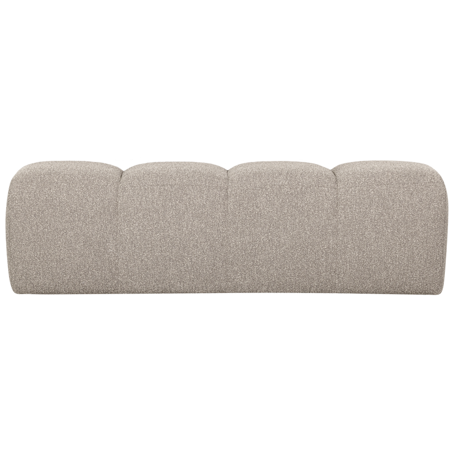 Mojo eetbank 164 cm boucle beige melange