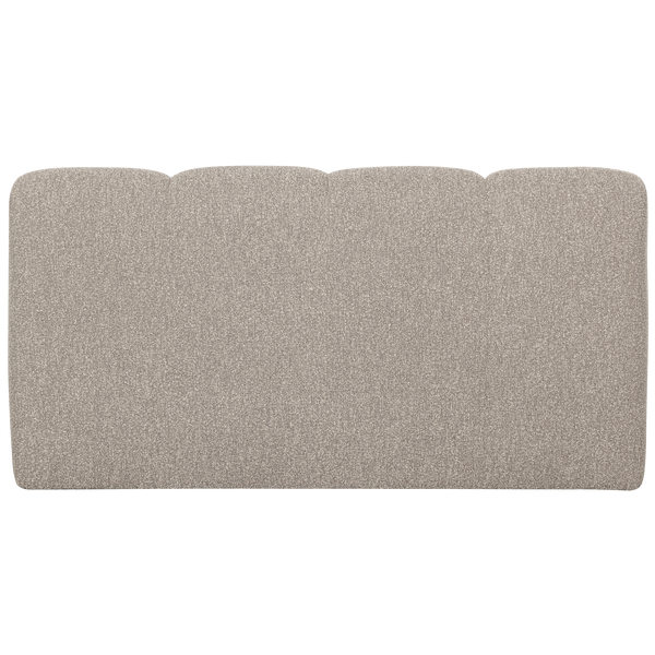 Mojo eetbank 164 cm met rugleuning boucle beige melange