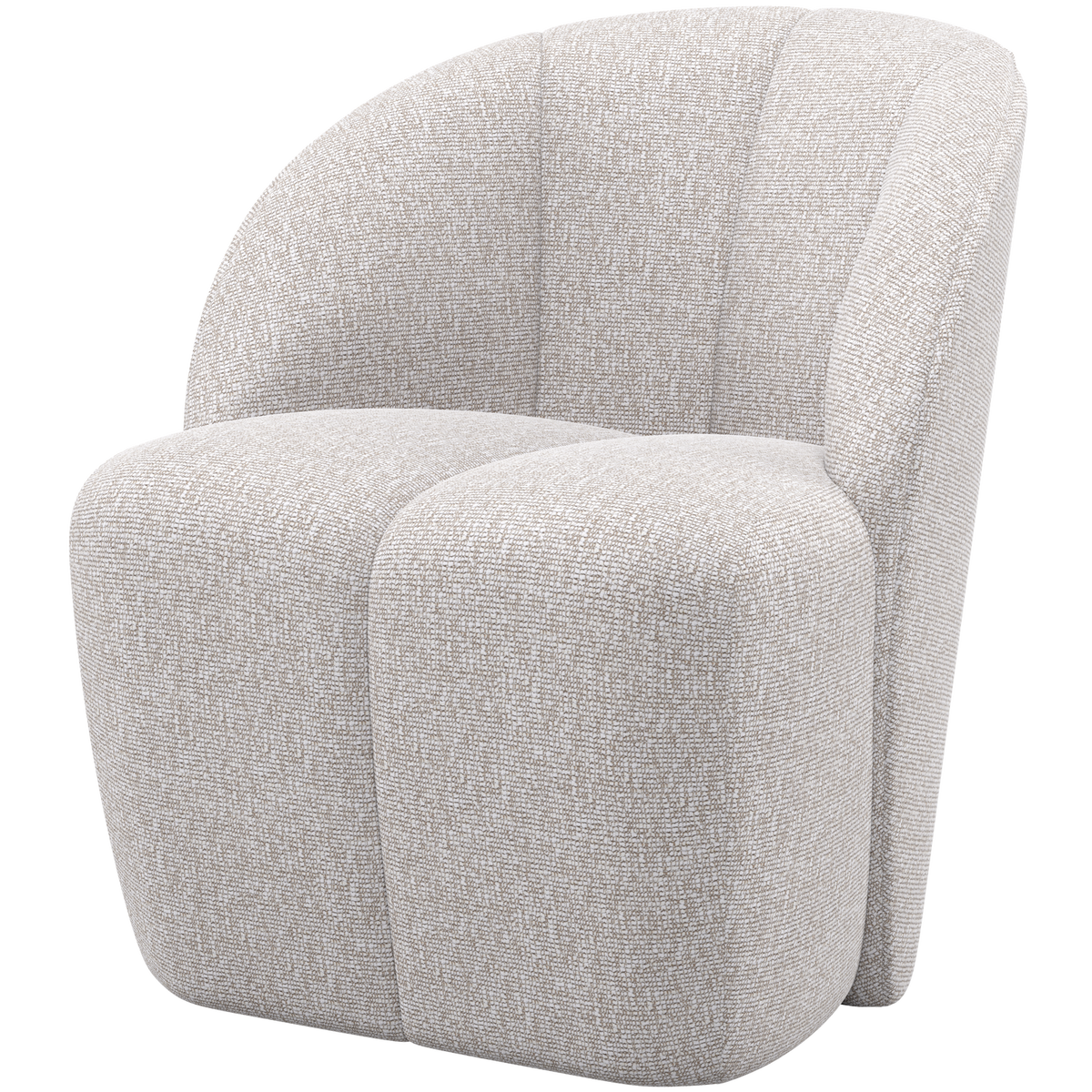 Mojo draaifauteuil boucle ecru melange