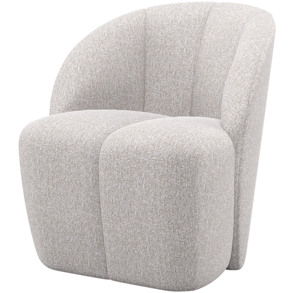 Mojo draaifauteuil boucle ecru melange