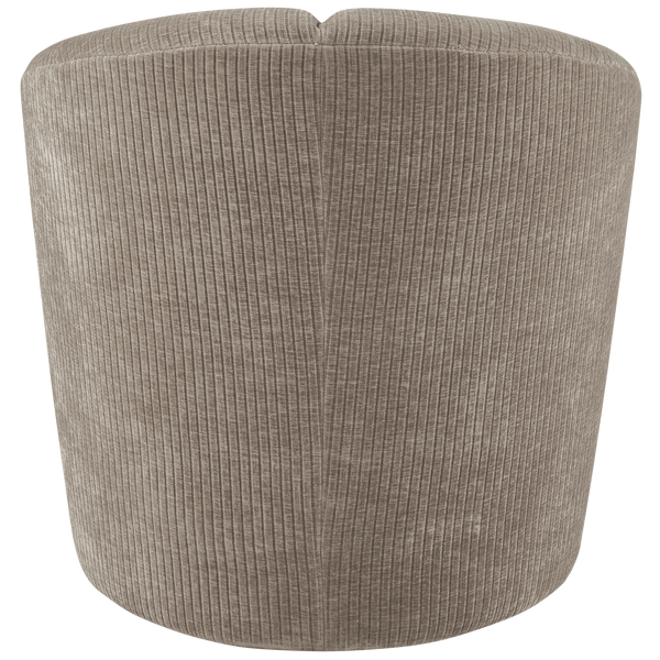 Mojo draaifauteuil ribstof donkerzand