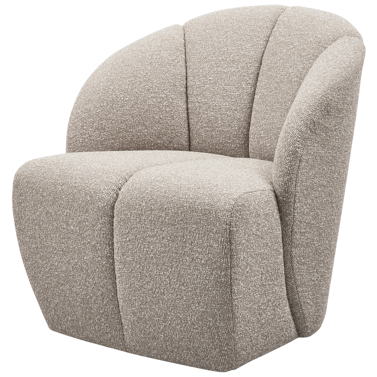 Mojo draaifauteuil boucle beige melange