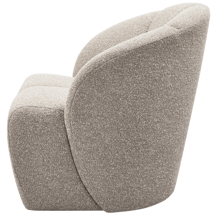 Mojo draaifauteuil boucle beige melange