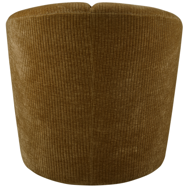 Mojo draaifauteuil ribstof honinggeel