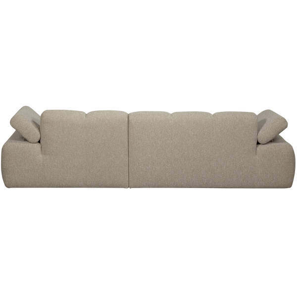 Mojo chaise longue bank rechts boucle beige melange
