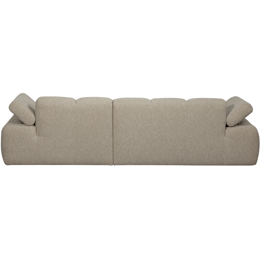 Mojo chaise longue bank rechts boucle beige melange