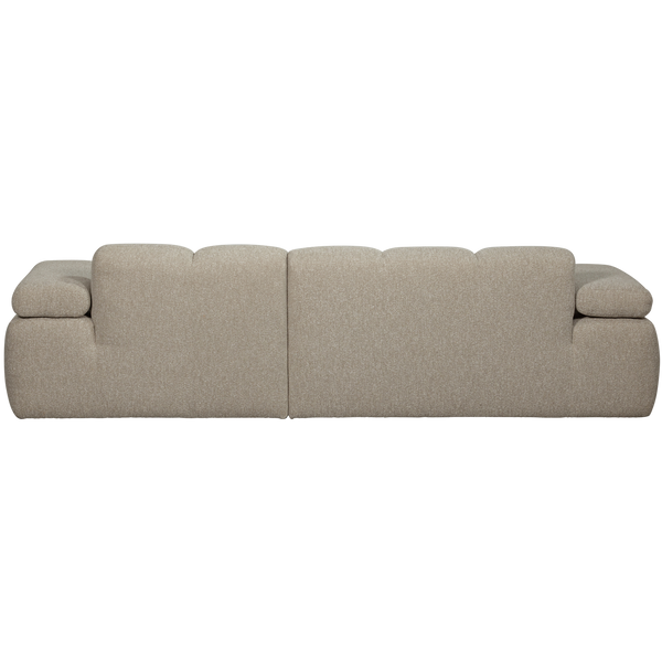 Mojo chaise longue bank rechts boucle beige melange