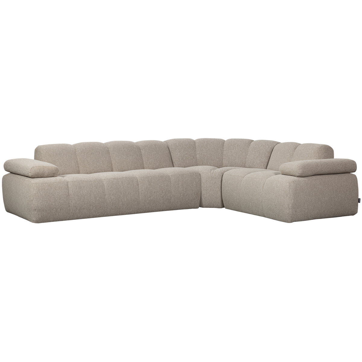 Mojo hoekbank rechts boucle beige melange