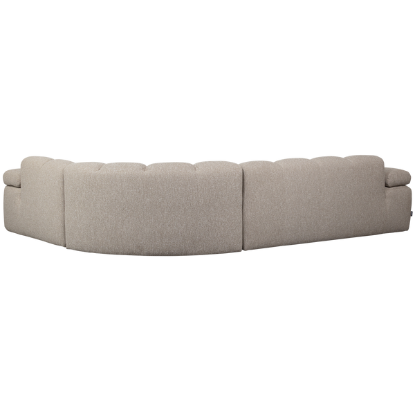 Mojo hoekbank rechts boucle beige melange