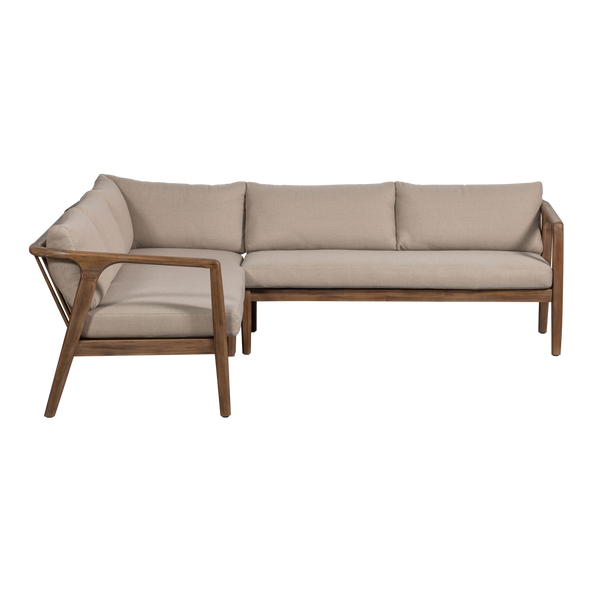 Biam tuin loungeset acaciahout naturel/zand